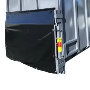 Presenning till komprimatorcontainer