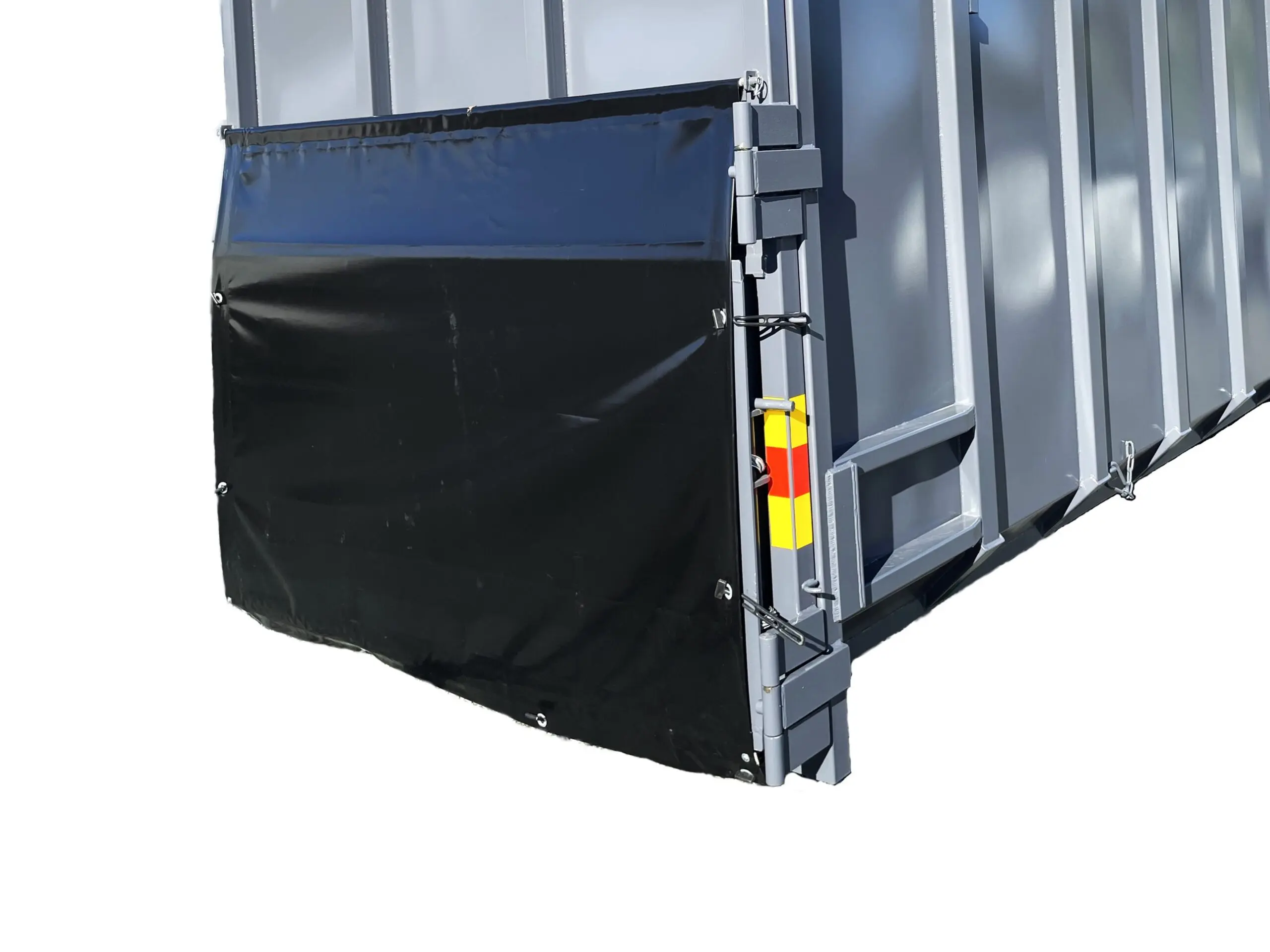 Presenning till komprimatorcontainer