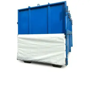 Presenning till komprimatorcontainer