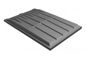 Plastlucka FM3757 - topphängd kombi lång